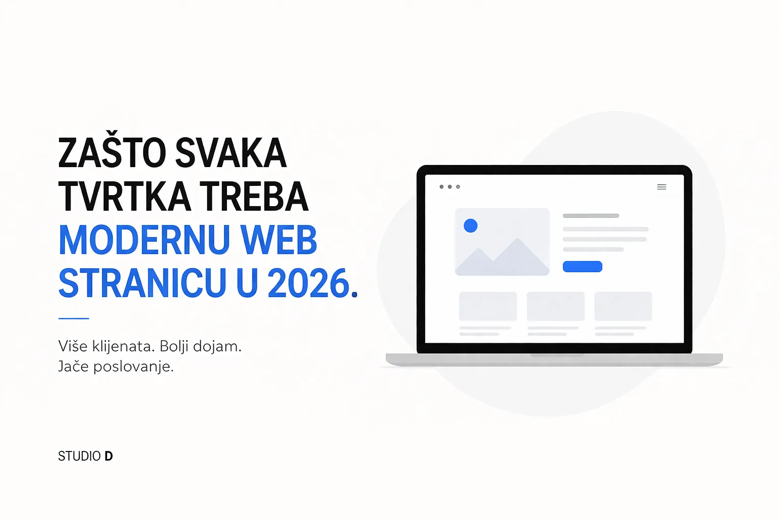 Moderna web stranica 2026.